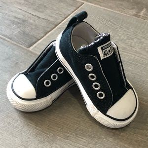 Black and White Toddler Converse